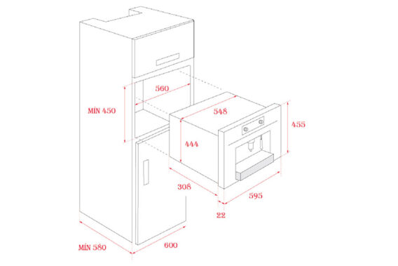 Kich thuoc May pha cafe CLC 83 5 MC